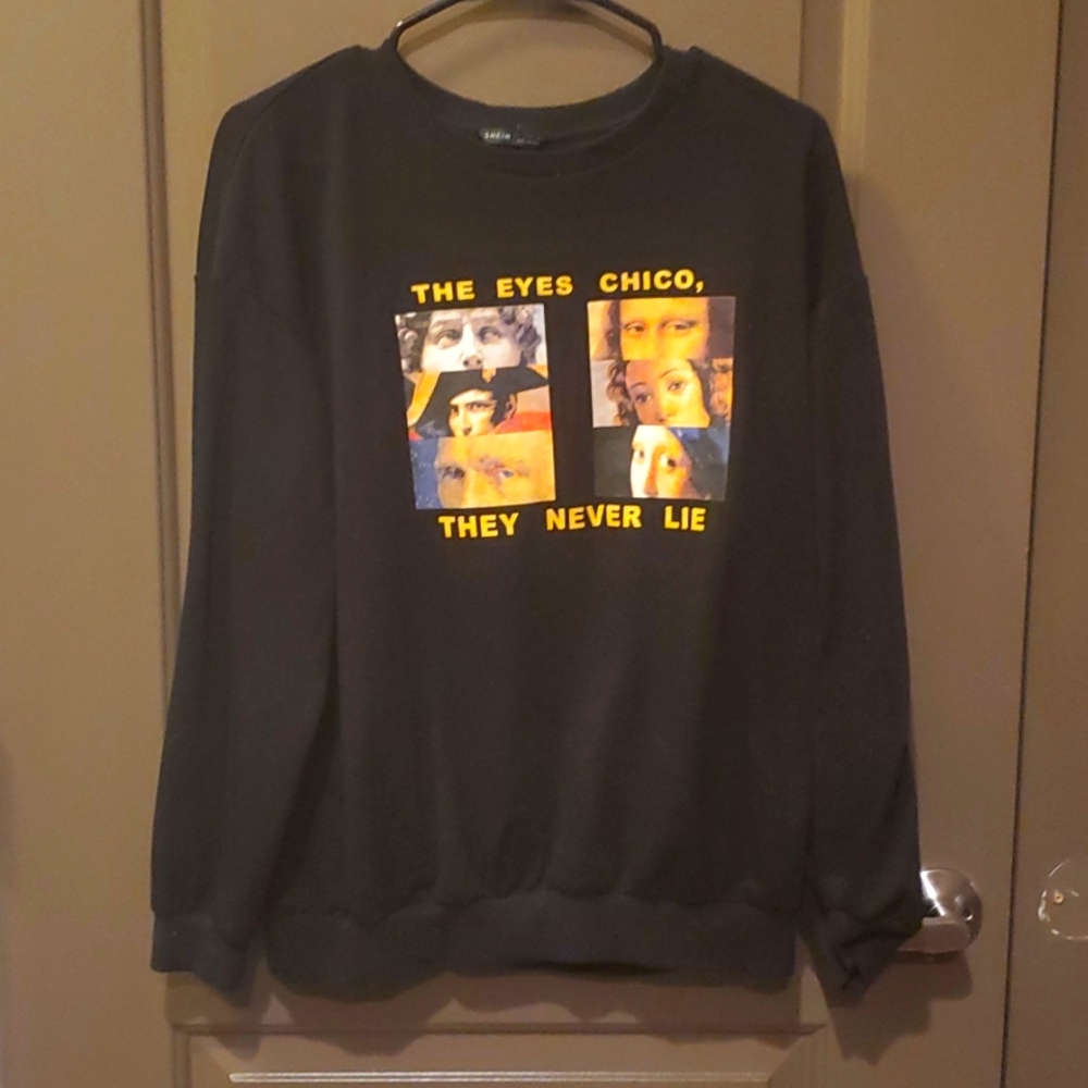 Black Shein sweatshirt